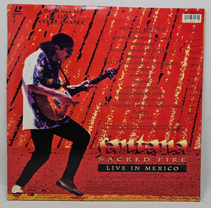 Santana - Sacred Fire - Laser Disc