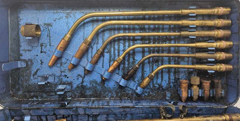 Gas Welding set as pictured, untested