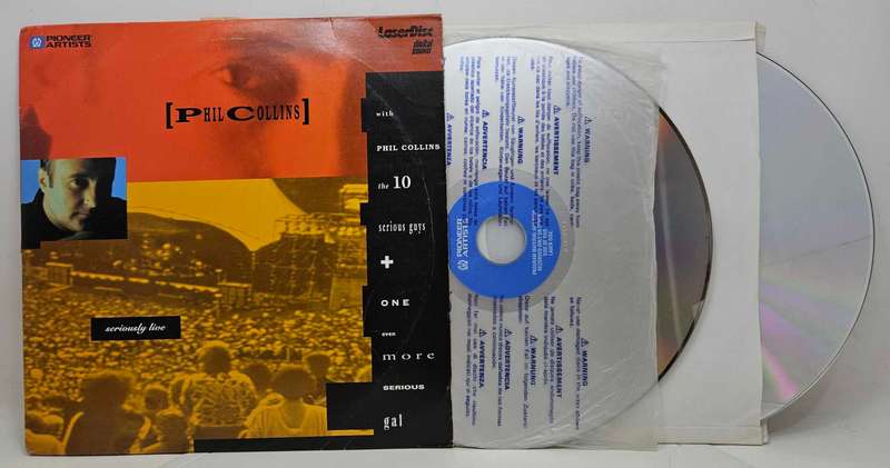 Phil Collins - Seriously Live - Laser Disc