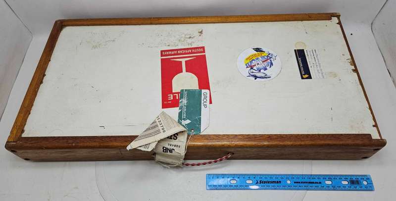 Vintage Sebak Saver handmade in Estonia swimming fins with original wooden box