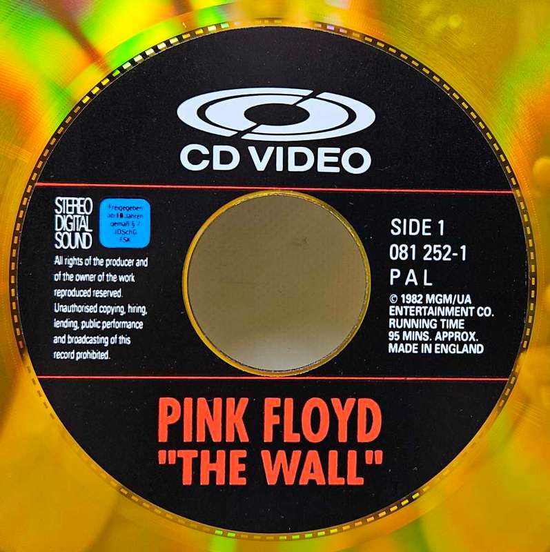 Pink Floyd - The Wall - Gold Laser Disc