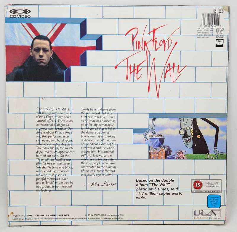 Pink Floyd - The Wall - Gold Laser Disc