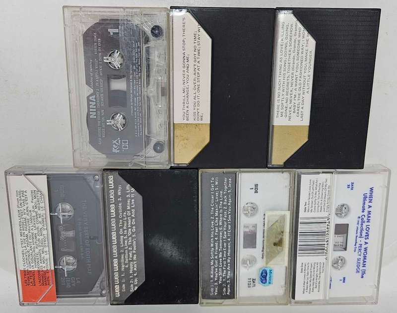 ~~~R1 START~~~Cassettes: Blues & Soul Mixed Lot