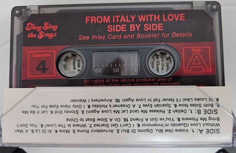 ~~~R1 START~~~Cassette Box Set - Readers Digest They Sing The Songs