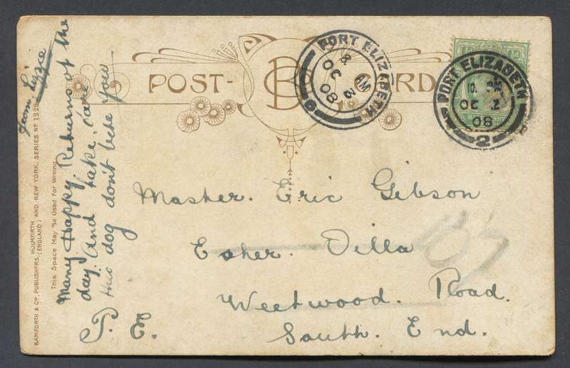 Cape of Good Hope - Post Card