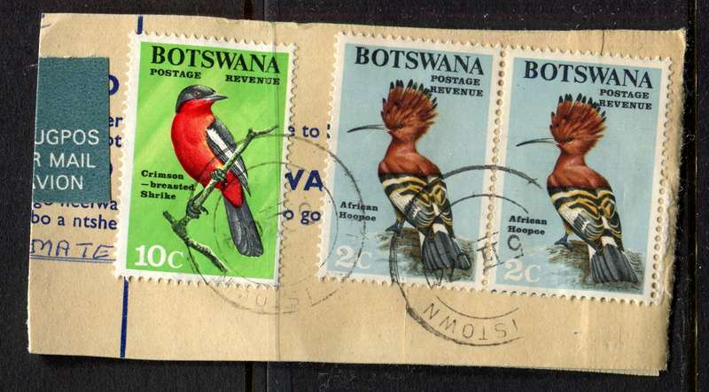 Botswana - Used On Piece