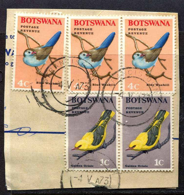 Botswana - Used On Piece