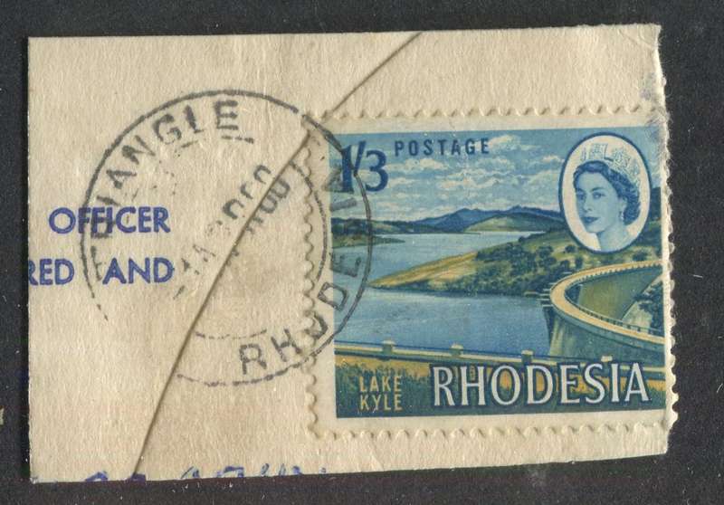 Rhodesia - Used On Piece