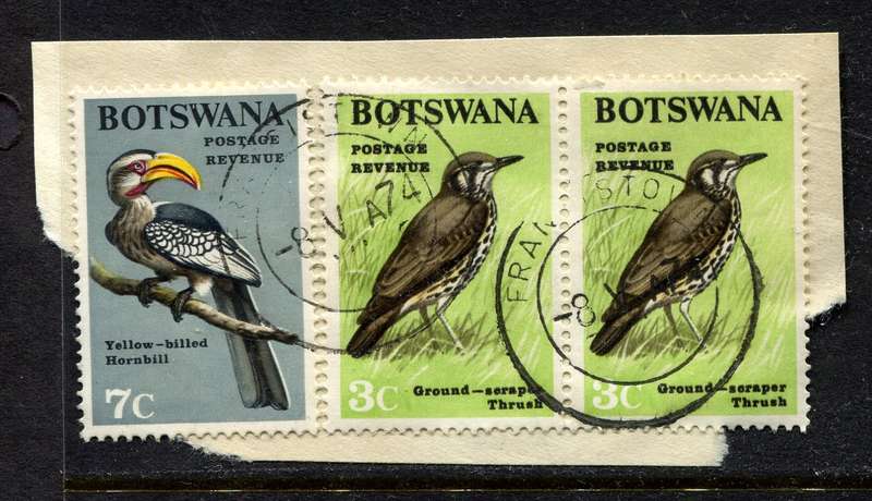 Botswana - Used On Piece