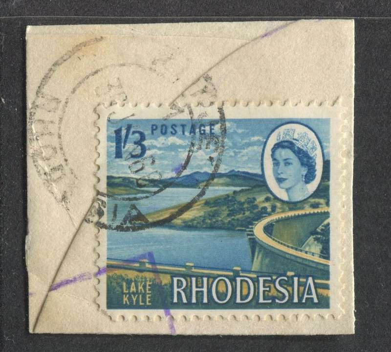 Rhodesia - Used On Piece