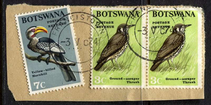 Botswana - Used On Piece