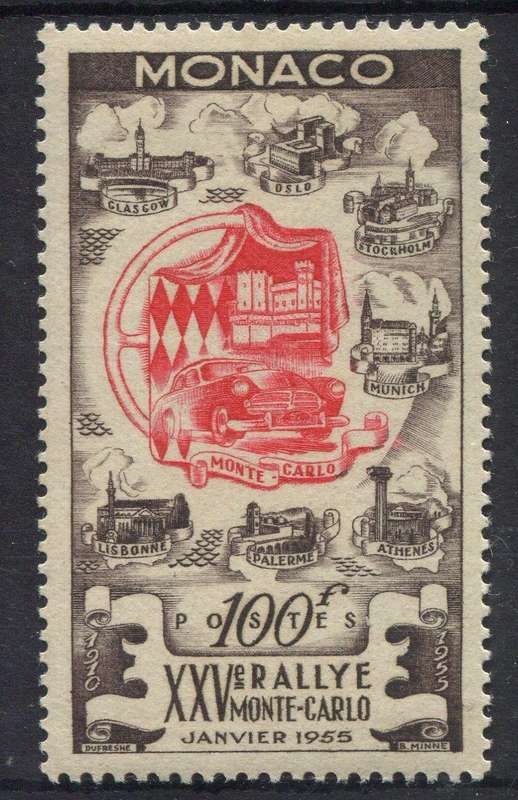 Monaco - 25th Monte Carlo Car Rally - 1955 - MM