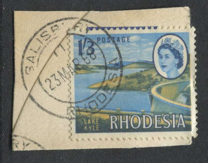 Rhodesia - Used On Piece