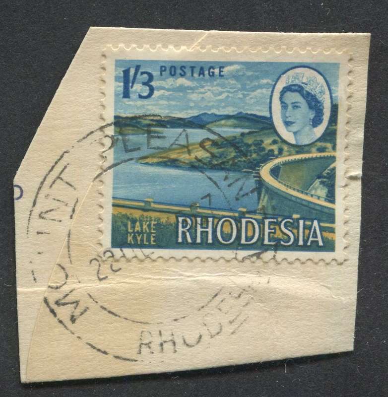 Rhodesia - Used On Piece