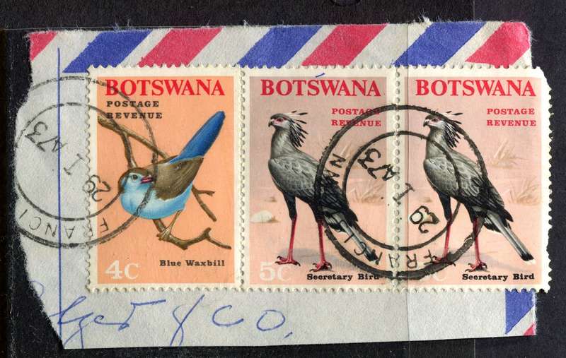 Botswana - Used On Piece