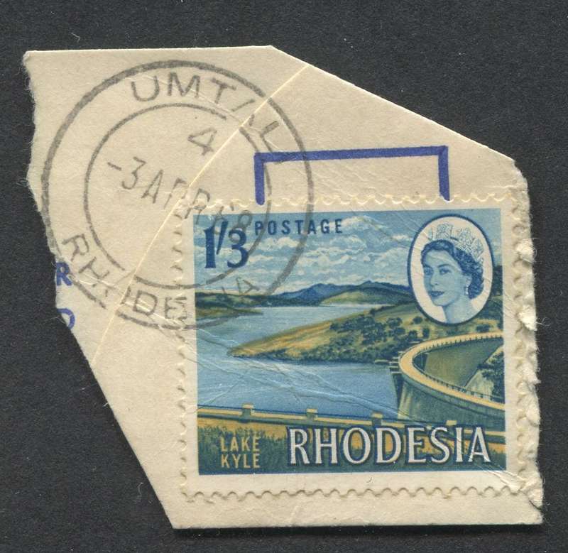 Rhodesia - Used On Piece
