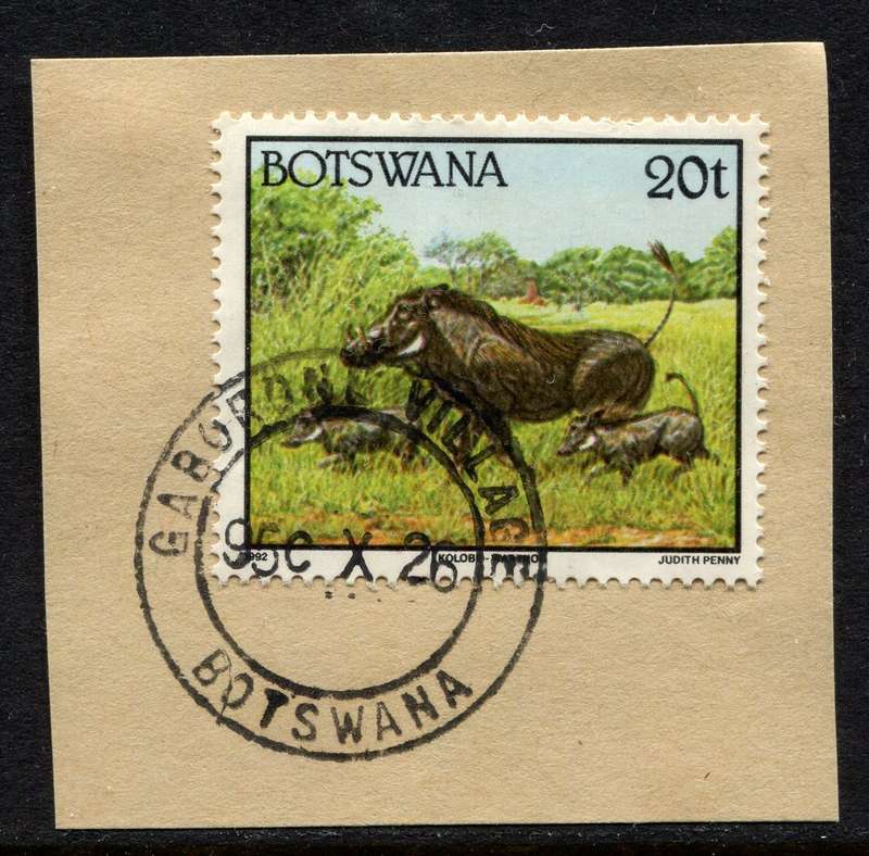Botswana - Used On Piece