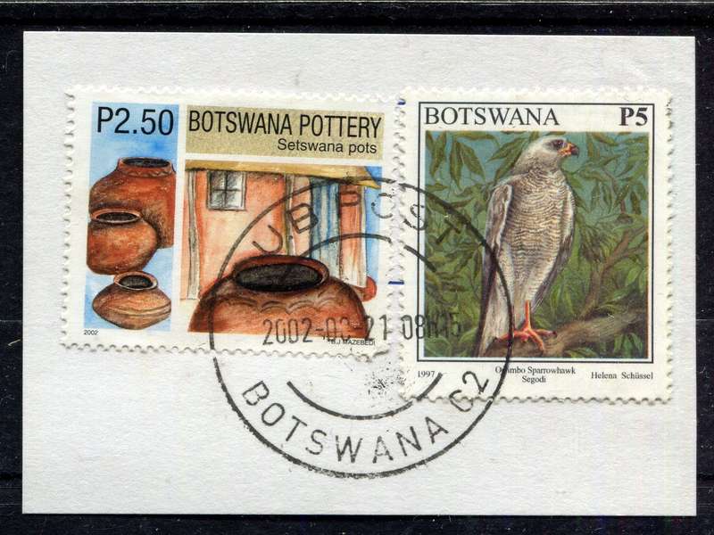 Botswana - Used On Piece