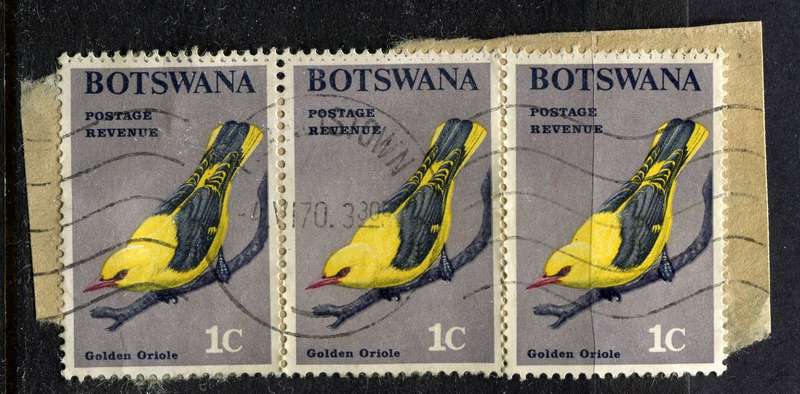 Botswana - Used On Piece