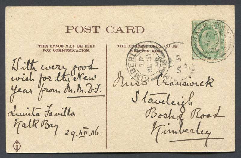 Cape of Good Hope - Post Card