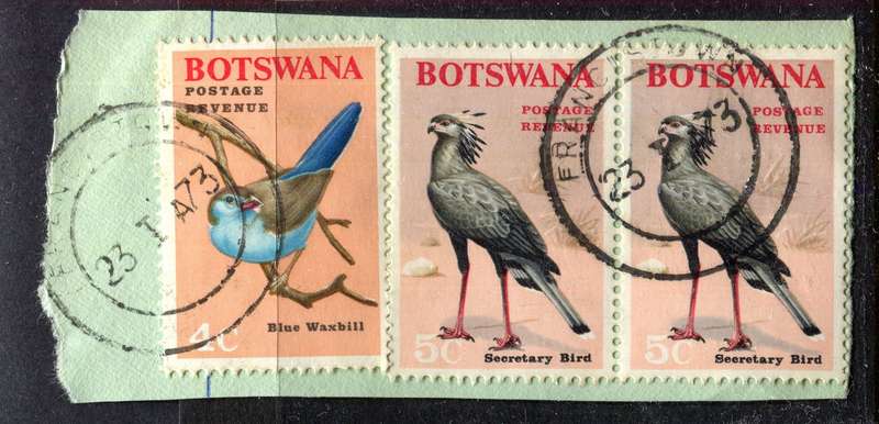 Botswana - Used On Piece