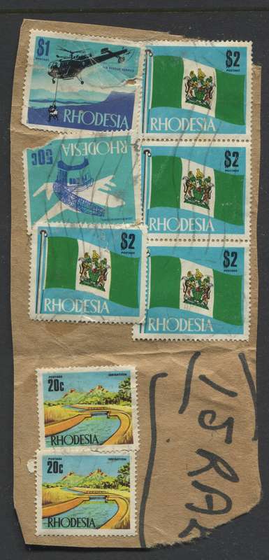 Rhodesia - Used On Piece