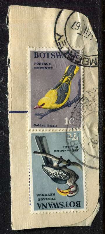 Botswana - Used On Piece