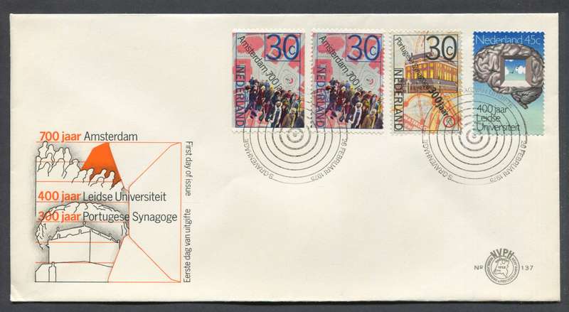 Netherlands - FDC - No 137 - 1975 - Unaddressed