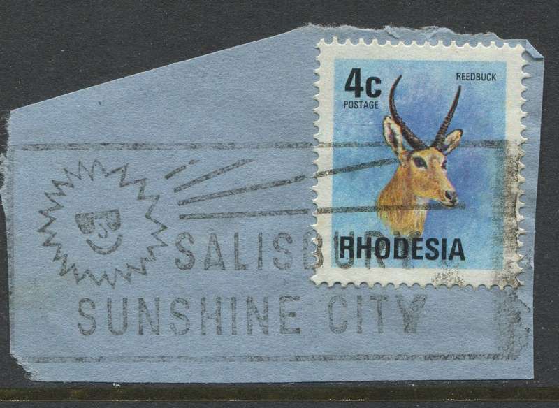 Rhodesia - Used On Piece