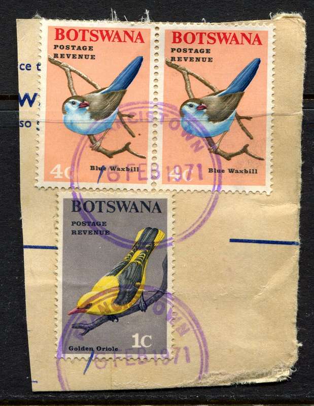 Botswana - Used On Piece
