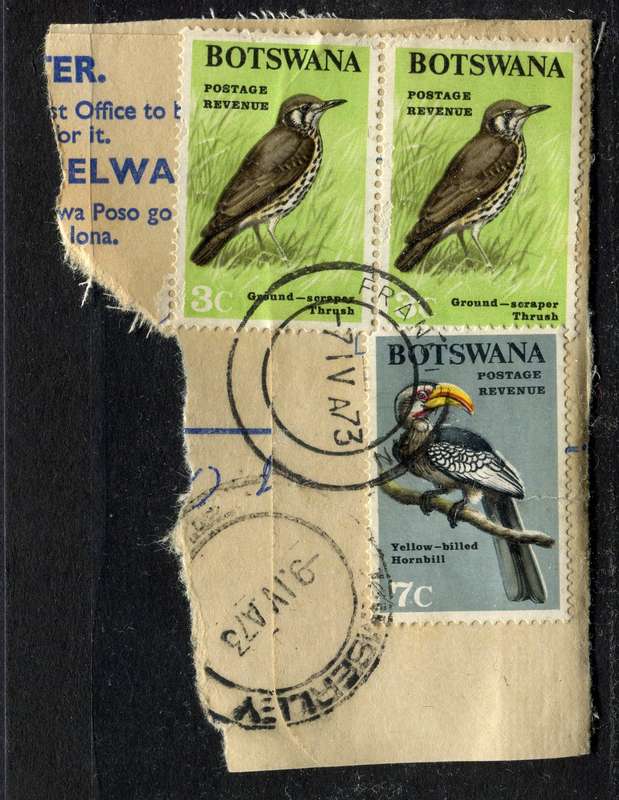 Botswana - Used On Piece