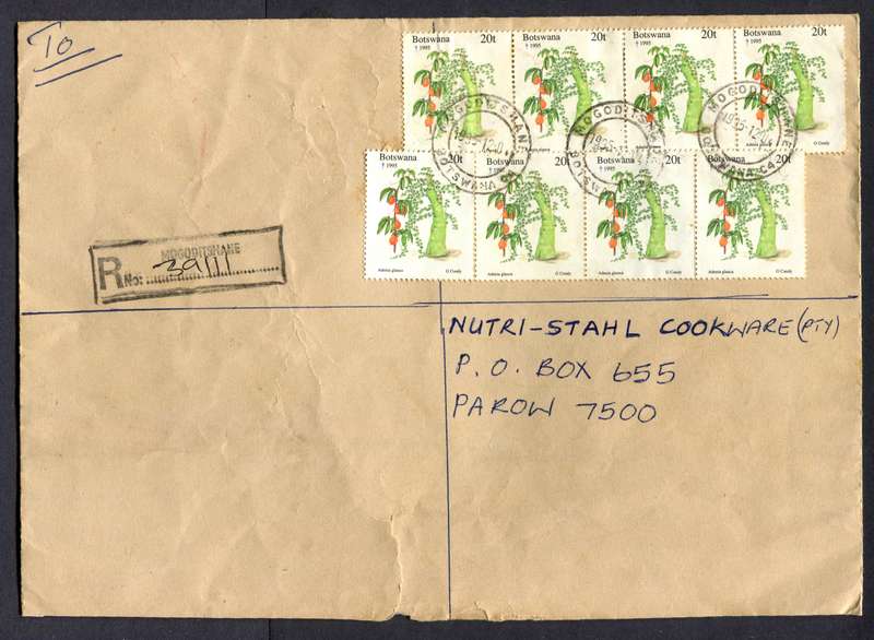Botswana - B5 Size Registered Cover