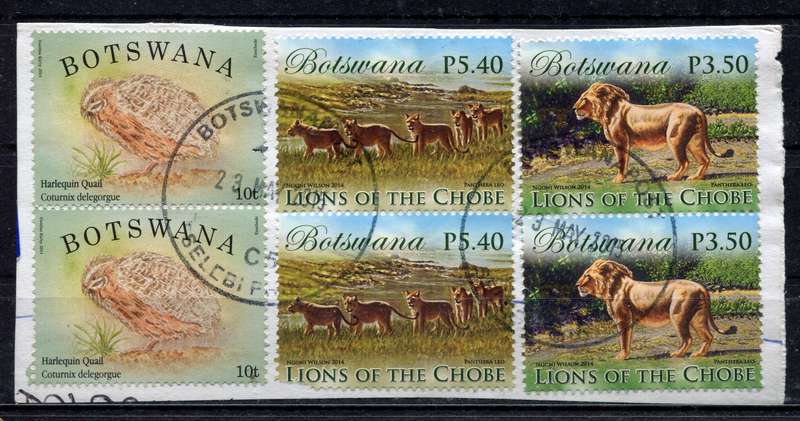 Botswana - Used On Piece