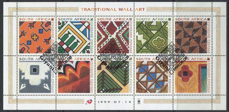 RSA - Sheet Of 10 - 1999 - Used(CTO)