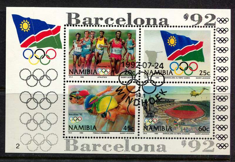 Namibia - Miniature Sheet - 1992 - Used(CTO)