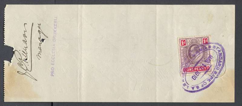 Cape of Good Hope - Revenue Document