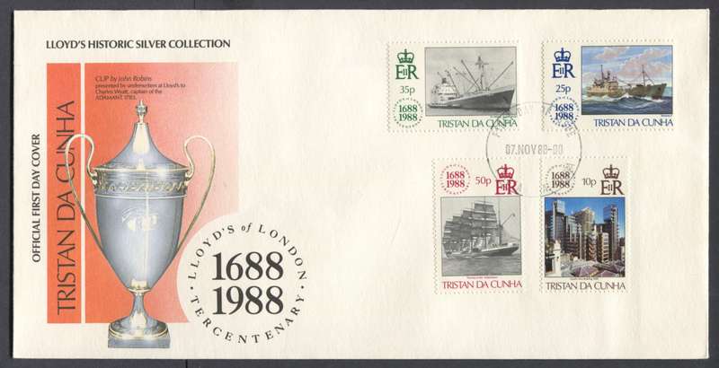 Tristan Da Cunha - FDC - 1988