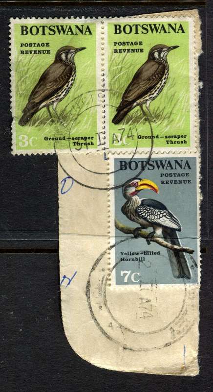 Botswana - Used On Piece