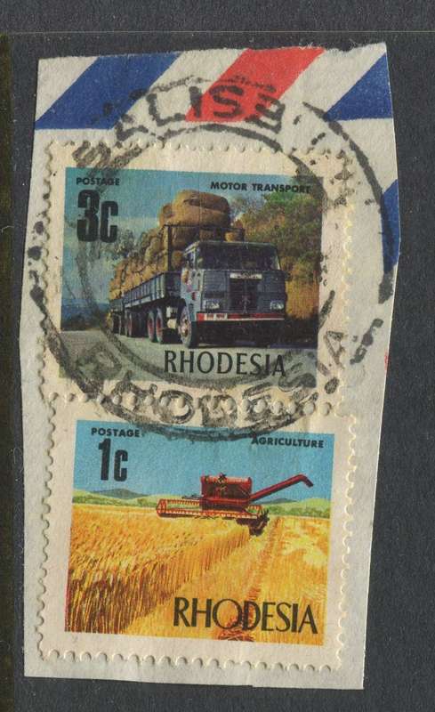Rhodesia - Used On Piece