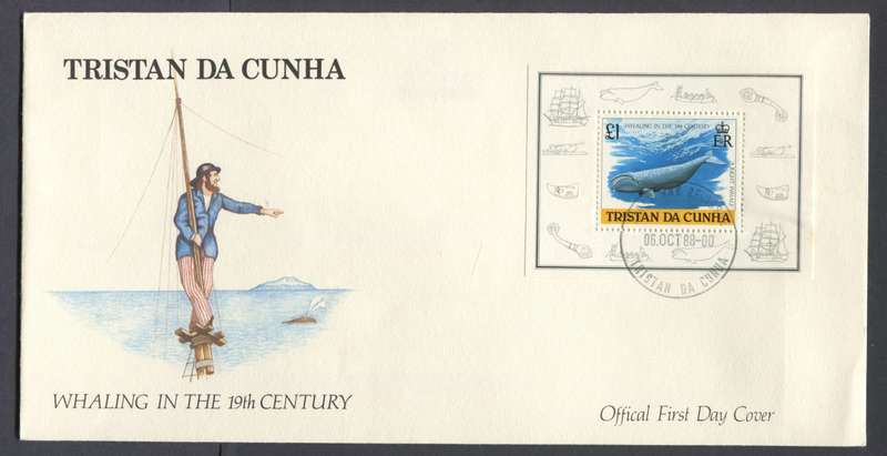 Tristan Da Cunha - Miniature Sheet FDC - 1988