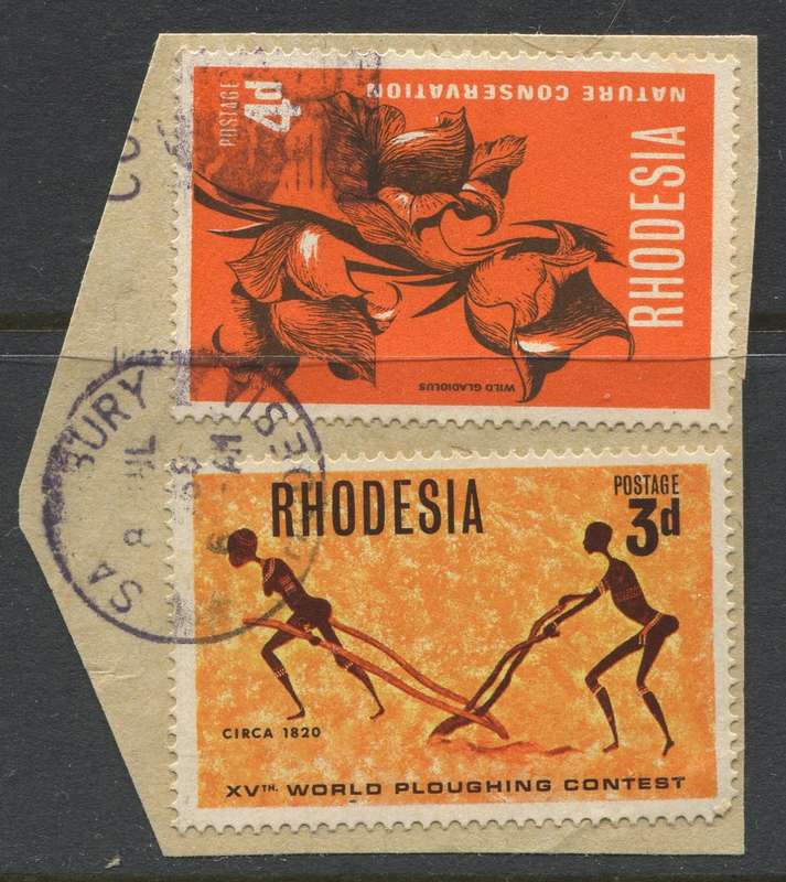 Rhodesia - Used On Piece