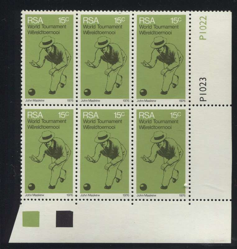 RSA - 1 Control Block Of 6 - 1976 - MNH