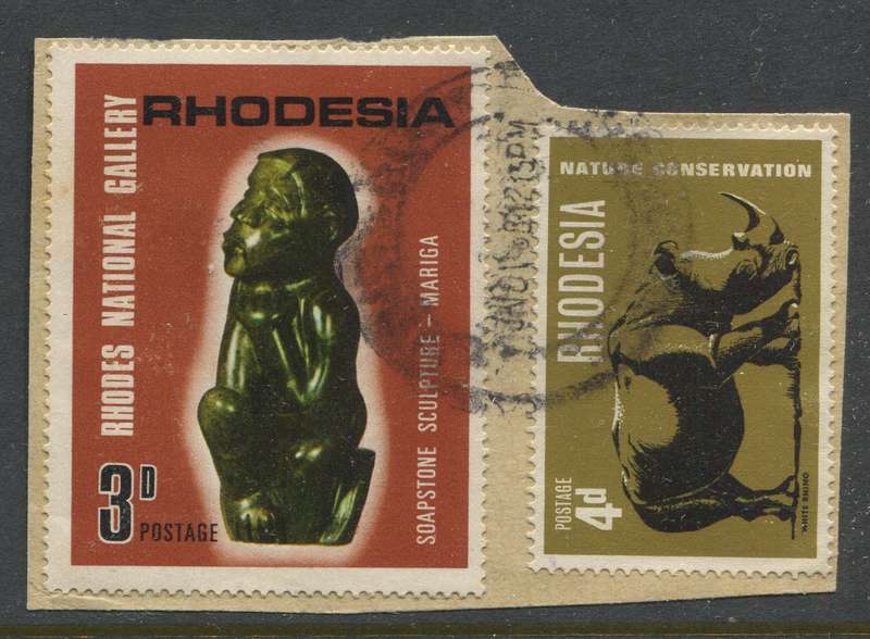 Rhodesia - Used On Piece