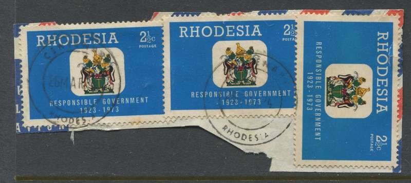 Rhodesia - Used On Piece
