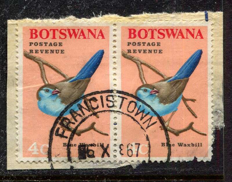 Botswana - Used On Piece