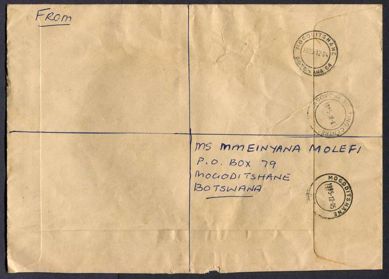 Botswana - B5 Size Registered Cover