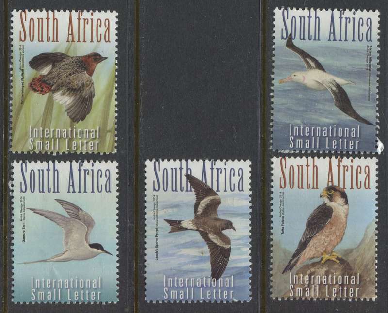 RSA - Set of 5 As Singles - 2014 - MNH