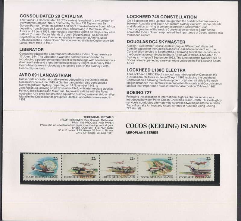 Cocos Islands - Presentation Pack - 1981 - MNH
