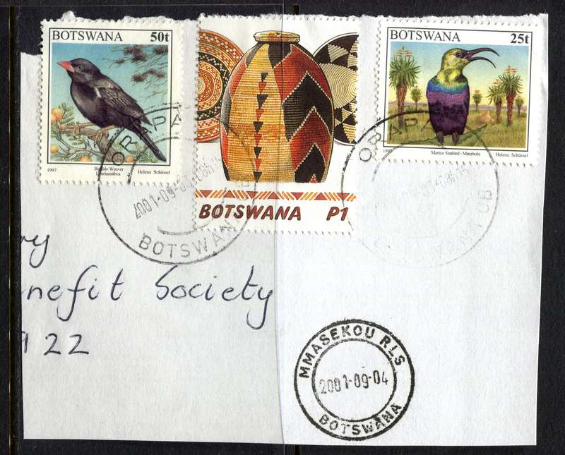 Botswana - Used On Piece