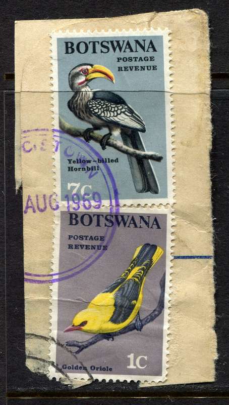 Botswana - Used On Piece